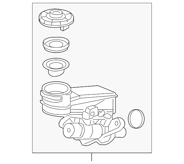 20162020 Honda Civic Master Cylinder Assembly 46100TBAA11 OEM