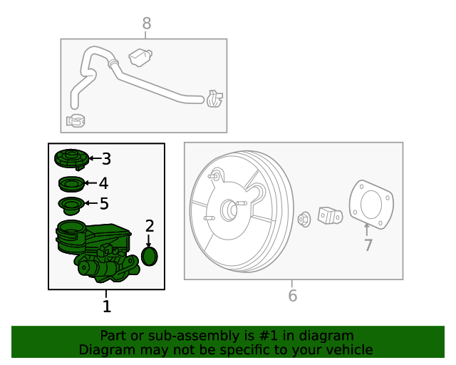 20162020 Honda Civic Master Cylinder Assembly 46100TBAA11 OEM Parts Online