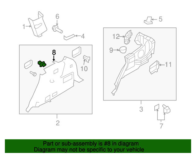 Genuine Hyundai 95100-3J610-OR Power Outlet Switch Assembly