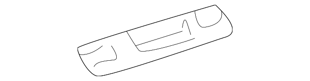 Cover, R/Rl Rear Asst Strp Escut           *Left Oak - GM (90440485)