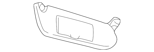 Sunshade Assembly, *Left Oak - GM (90440496)