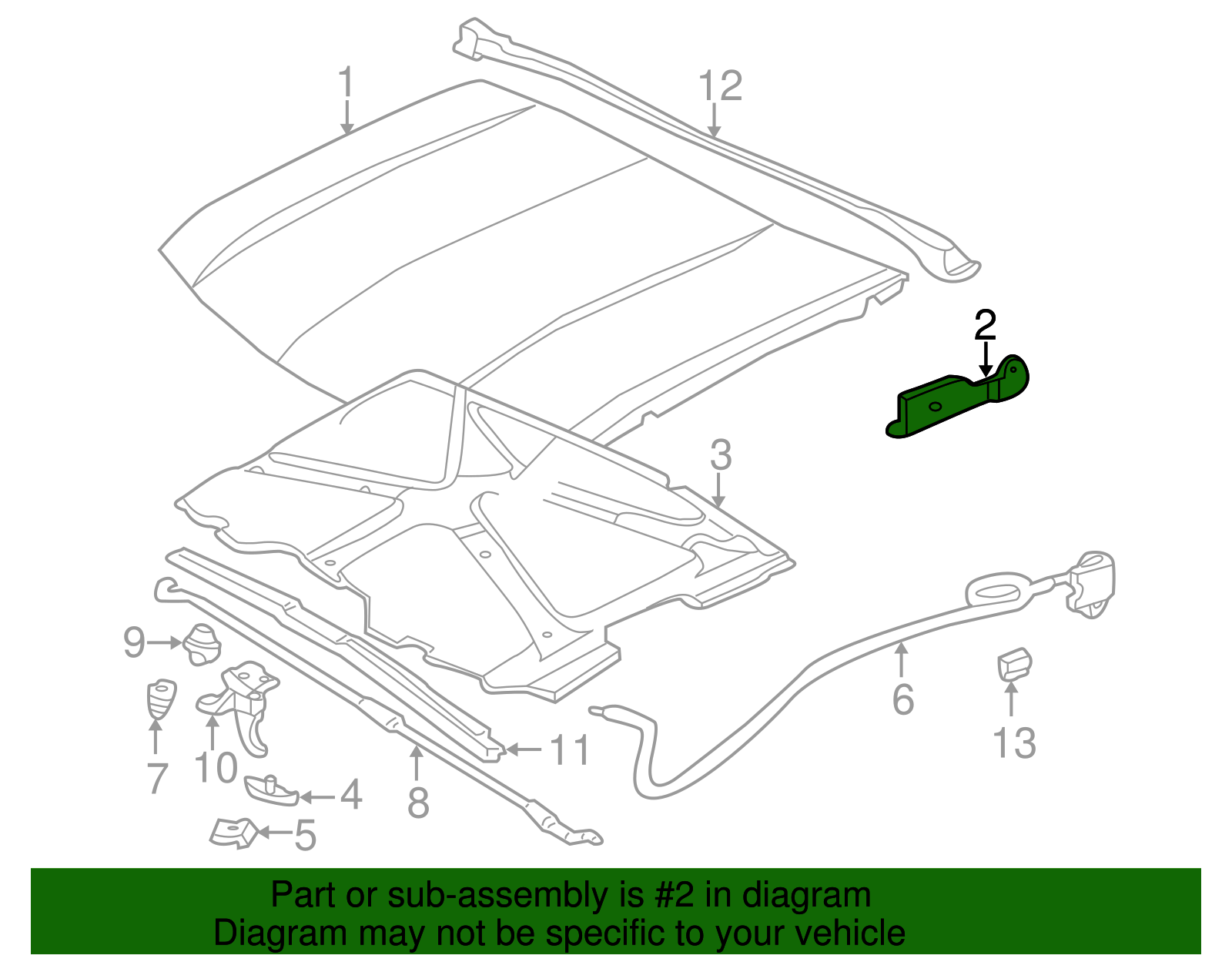 Hood Hinge - GM (12479946)