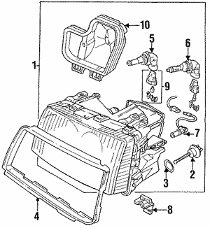 Bulbs - Chassis for 1996 Audi A6 Quattro | OEM Parts Online