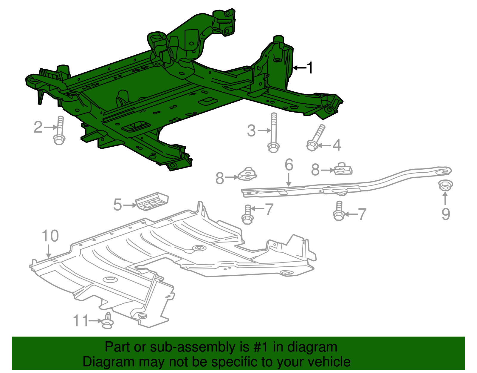 Engine Cradle - GM (84011260)