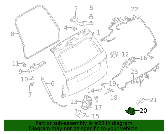 Genuine OEM AntiTheft Alarm Control Unit Part LR148094 Fits 20202022