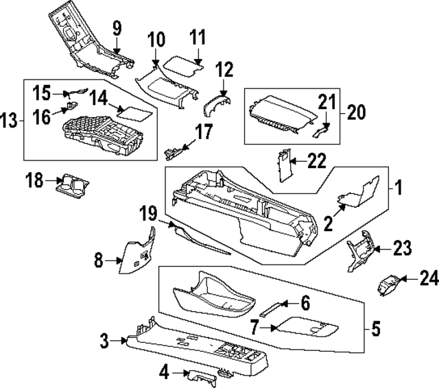 297-680-67-05-9H15 - Tray 2022-2024 Mercedes-Benz | Mercedes-Benz 