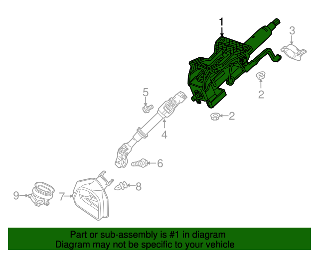 Steering Column 23340983 GM | GMPartsDirect.com