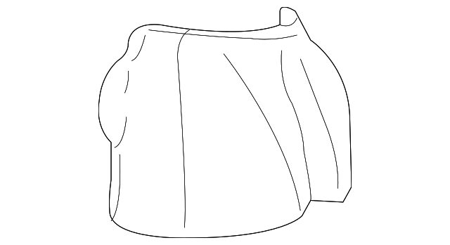 Wheelhouse Liner - Ford (YF1Z-5428457-AA)