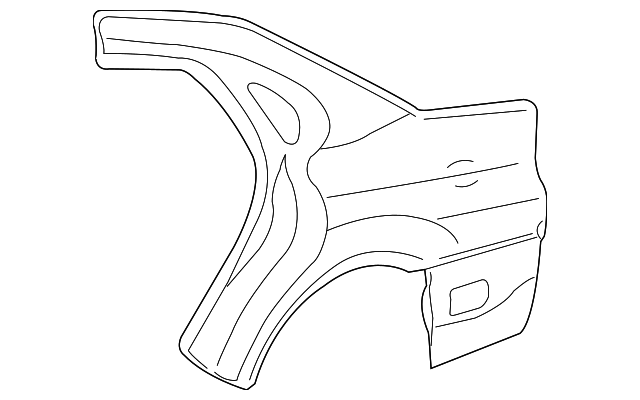 Quarter Panel - Ford (YF1Z-5427841-BA)