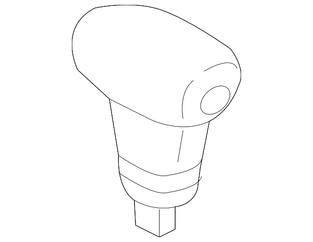 Genuine Kia OEM Automatic Shifter Knob For 2012-2017 Rio – Non-Leather, Part #46720-1W100HU