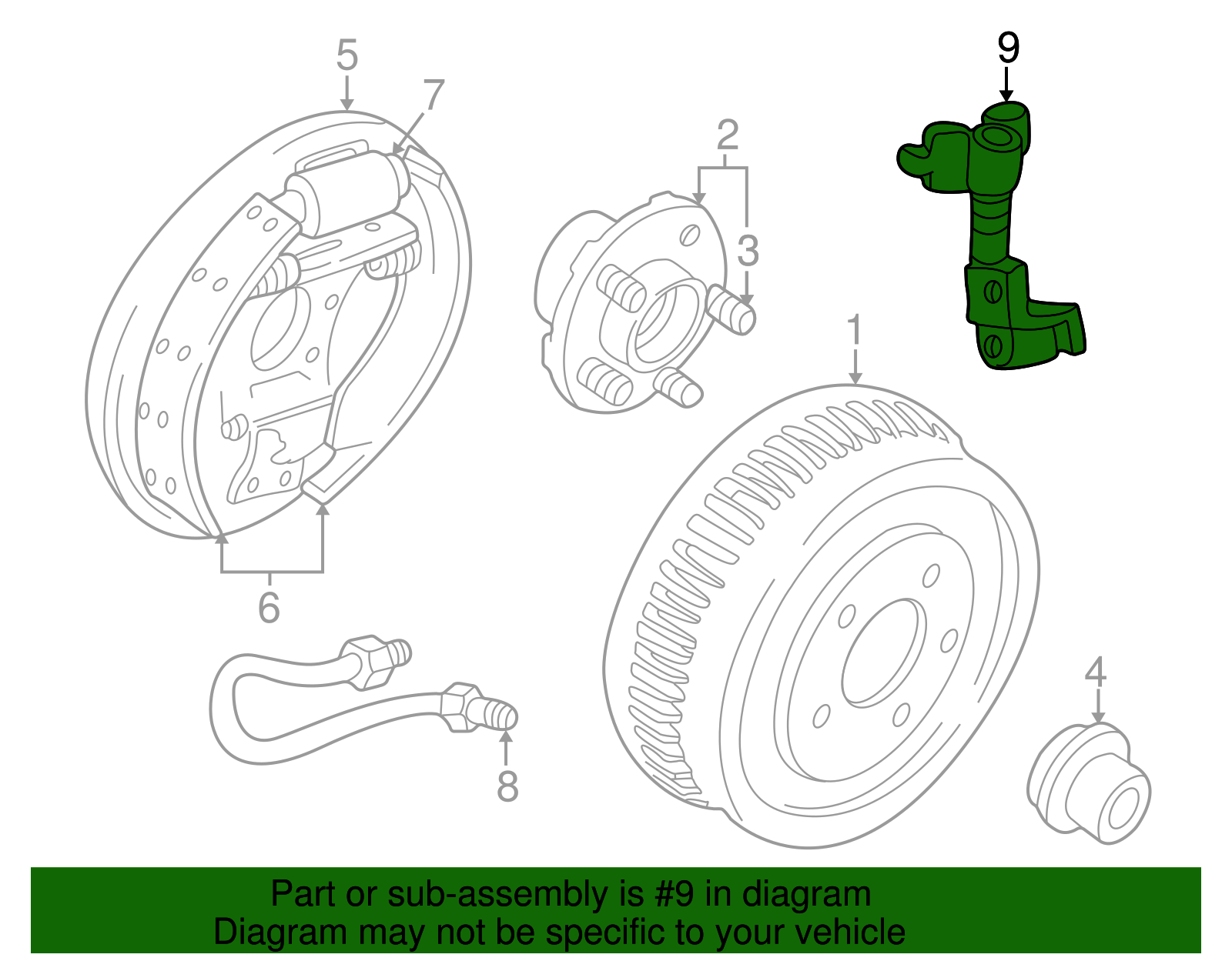 Brake Hose - Ford (YF1Z-2282-AA)