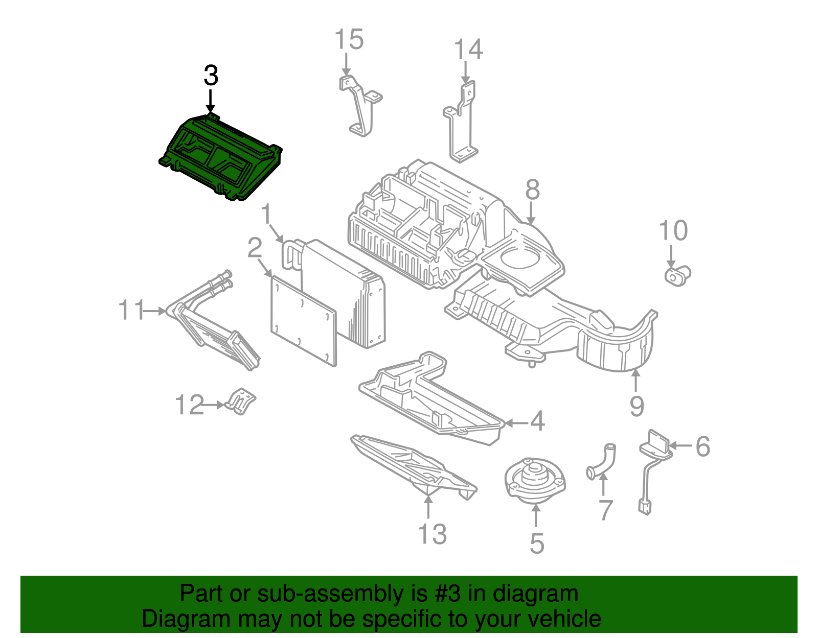 HVAC Unit Case - GM (52482268)