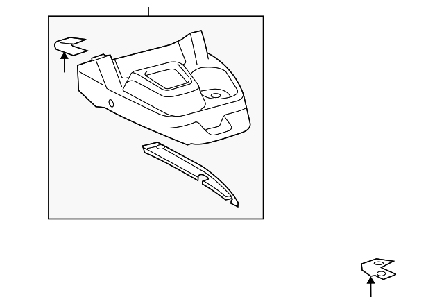 Toyota 58802-04151-B1 Console Box