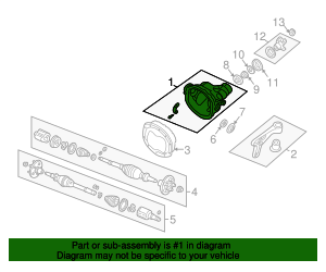 1998-2009 Mazda Differential Carrier 1F80-27-150 OEM Parts Online