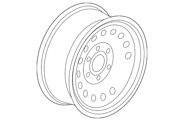 Genuine GM 9596426 Spare Wheel