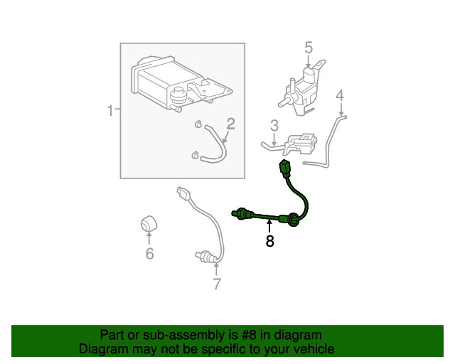 8946552430 Oxygen Sensor 20072014 Toyota Yaris Boch Toyota South