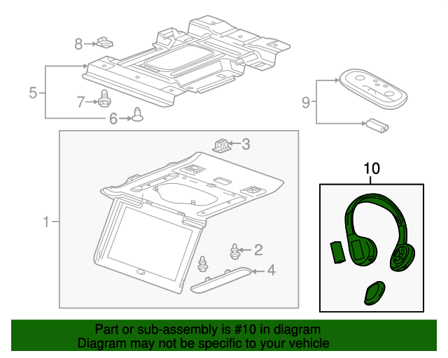 20172020 GM Headphones 84201995 Auto Parts Express