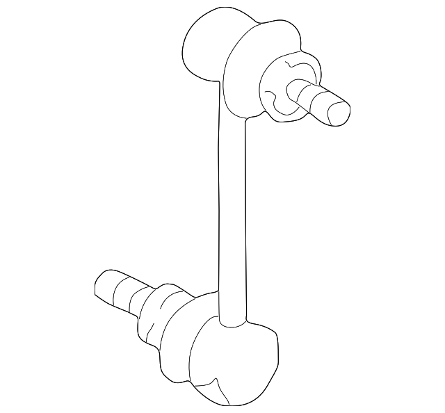 20012007 Toyota Sequoia Link Assembly, Rear Stabilizer 488300C010