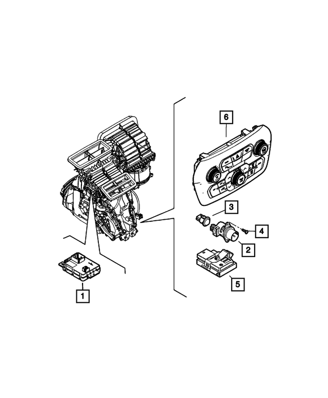 2022-2023 Jeep Renegade A/C And Heater Module 68461216AB | My 