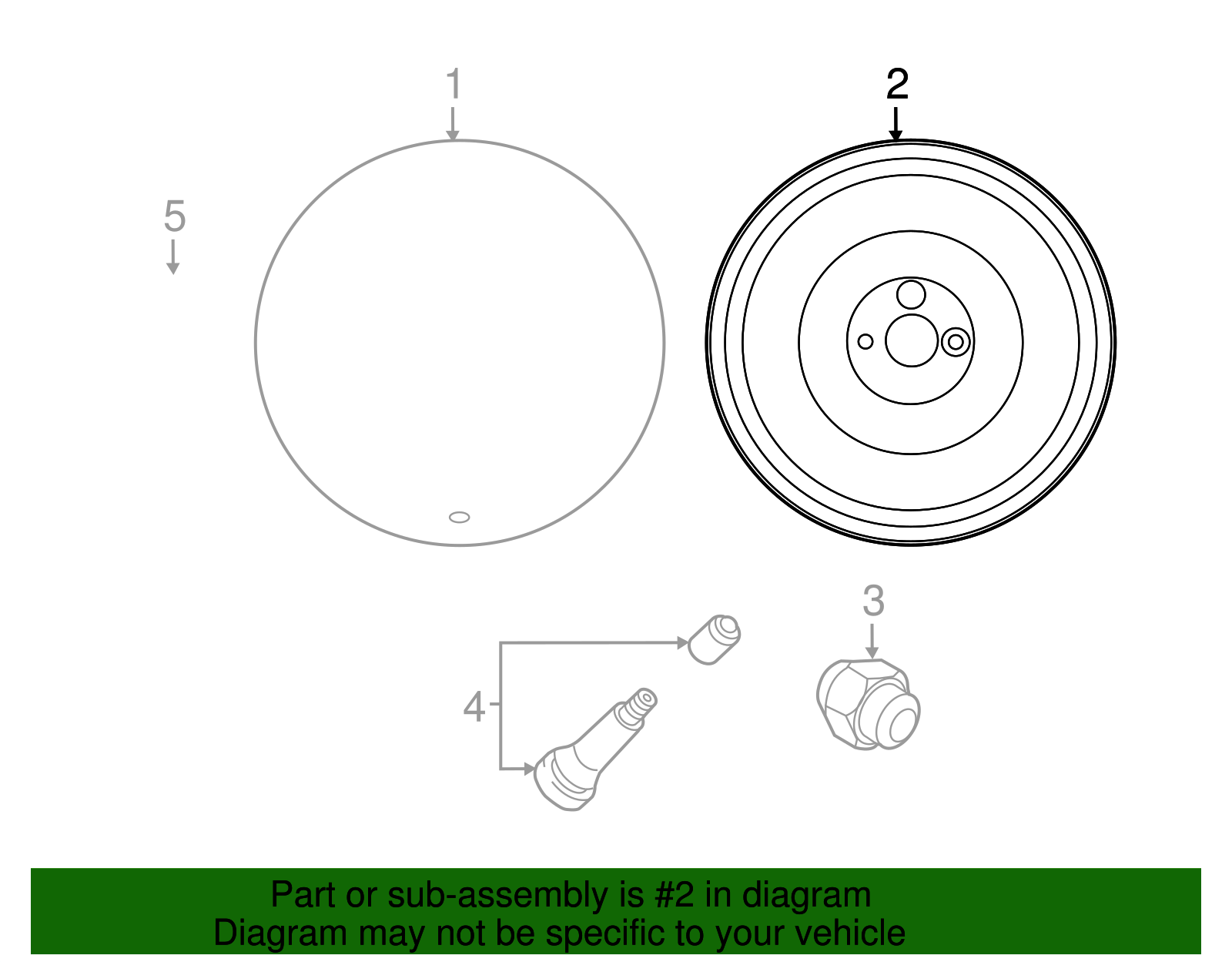 Wheel, Alloy - Scion (42611-WB002)