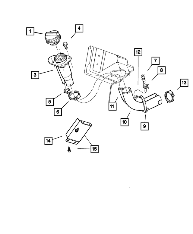 2001 Jeep Cherokee OEM NEW Mopar 19982001 Jeep Cherokee Classic Fuel