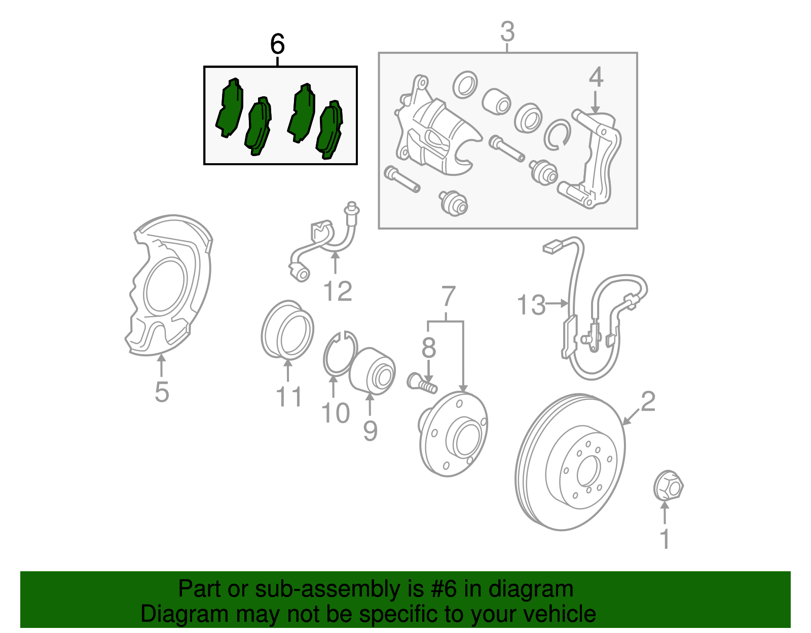 Brake Pads Front - Toyota (04465-0T010)