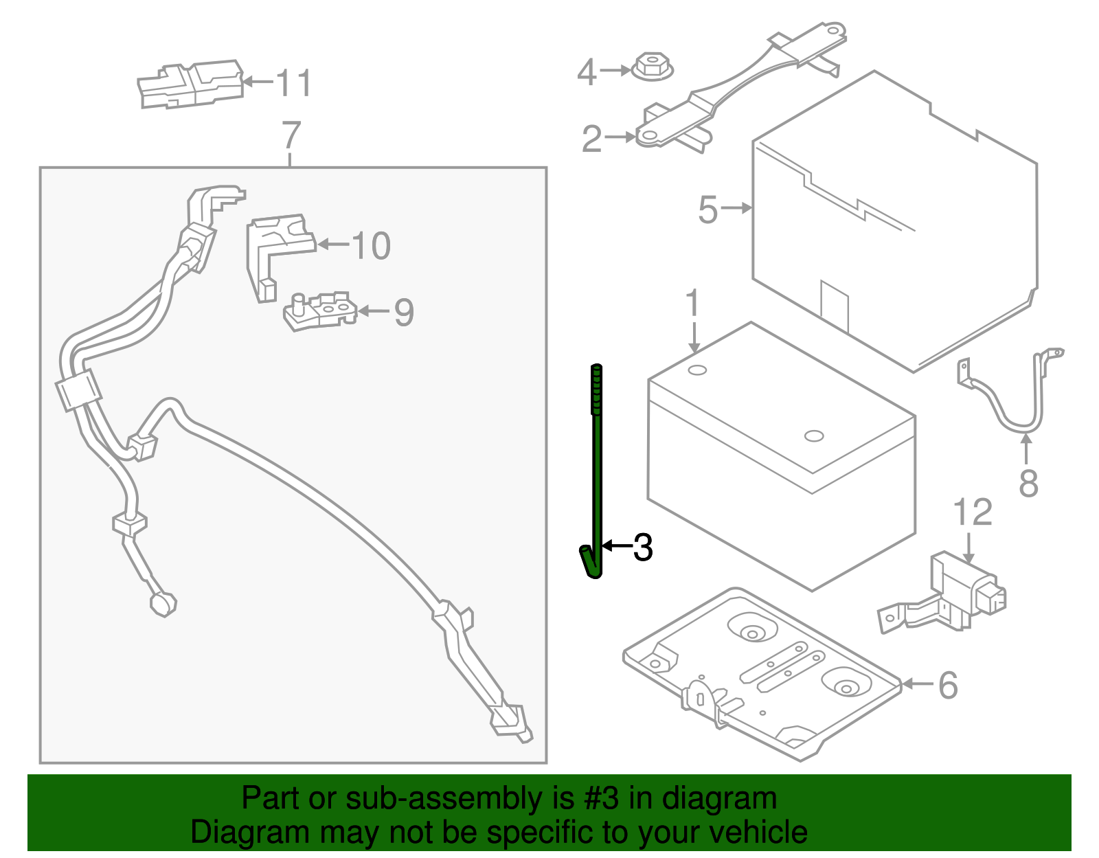 2009-2019 Infiniti Battery Rear Bolt 24425-8991C | Faulkner Infiniti of ...