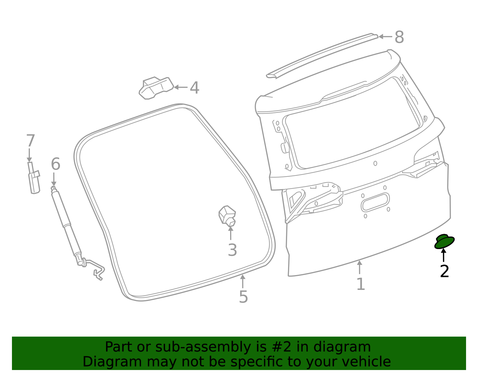 Lift Gate Plug - GM (84762926)