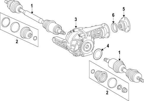 Axle Shafts & Joints for 2017 Mercedes-Benz GLE 43 AMG® #0