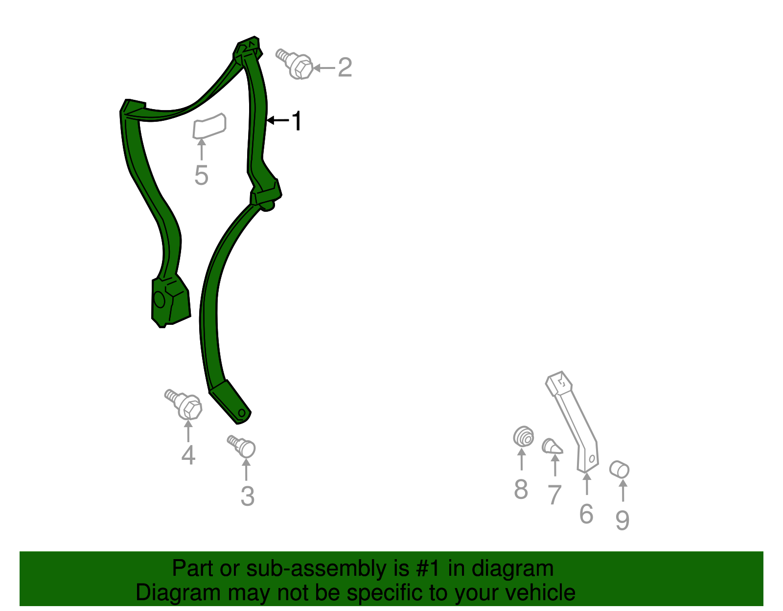 Belt Kit, D/Seat & P/Seat Shldr        *M*Neutral - GM (88893503)