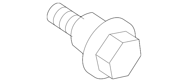 Retractor Assembly Bolt - GM (9658870)