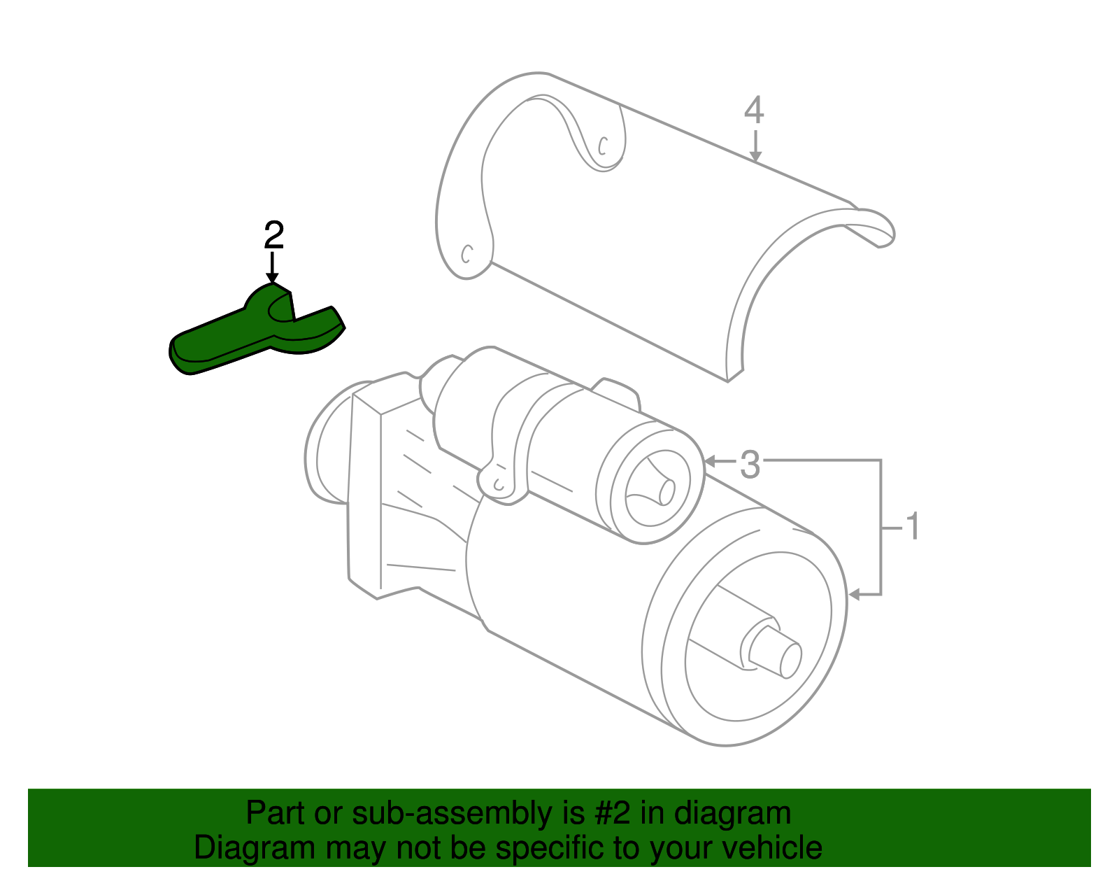 Starter Shim - GM (1246249)