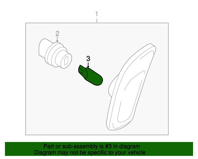 19882015 Mazda Side Marker Light Bulb 0000110168