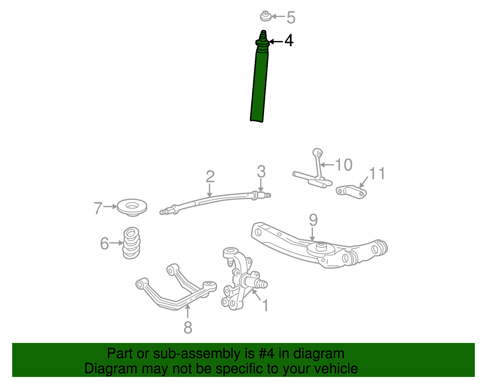 Shock - Ford (YF1Z-18125-C)