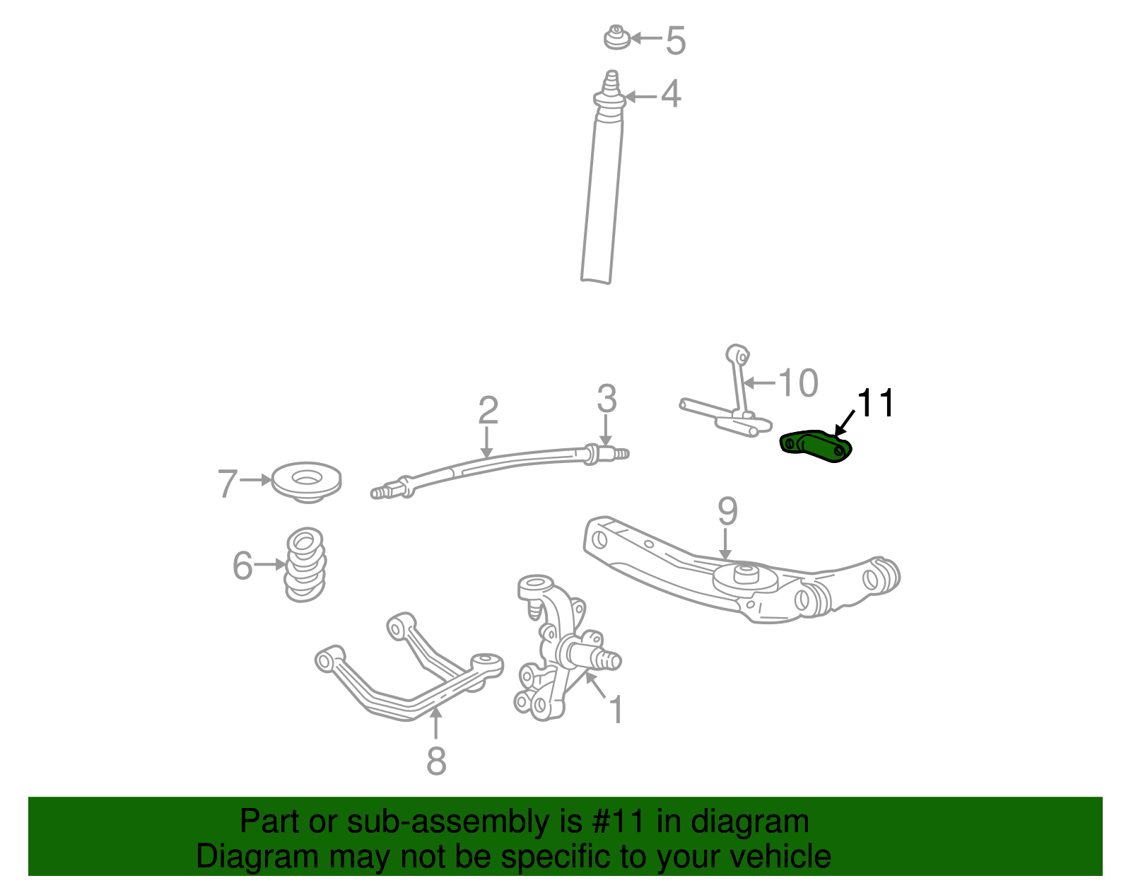 Stabilizer Bar Bracket - Ford (YF1Z-5B498-CA)