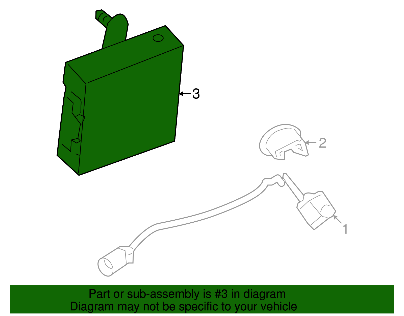 Parking Aid Control Module - GM (15806901)