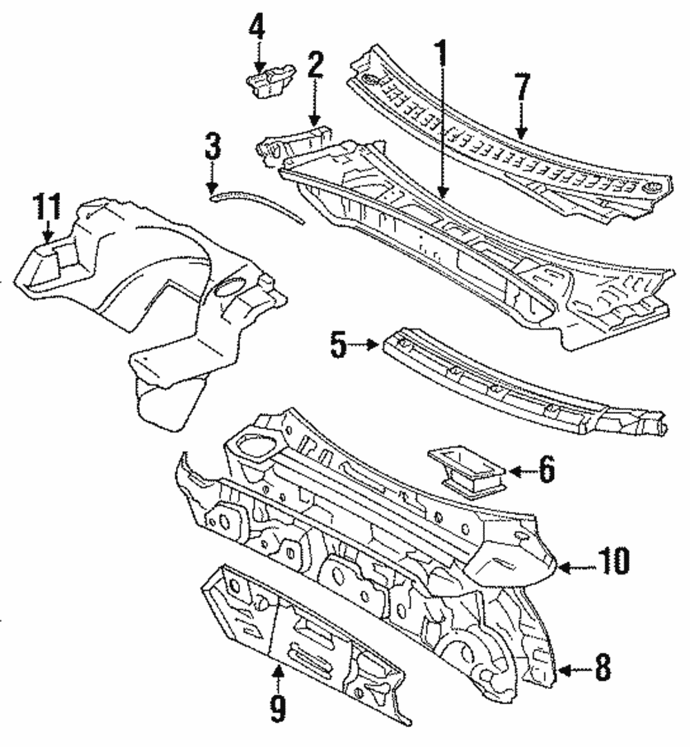 19911993 Toyota MR2 19911993 Toyota MR2 Trim Assembly 5522617020
