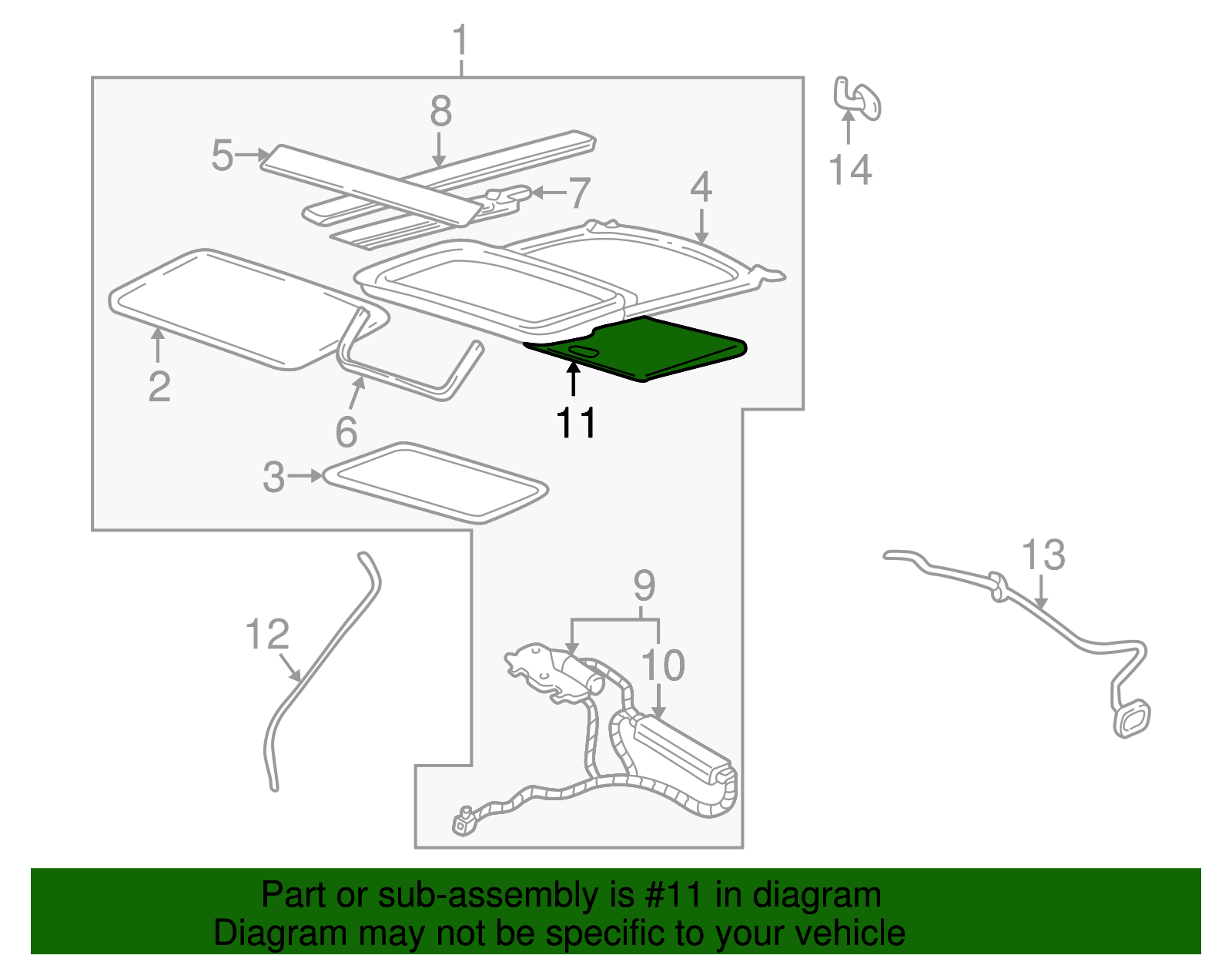 Trim Panel - Ford (YF1Z-54519A02-AAA)