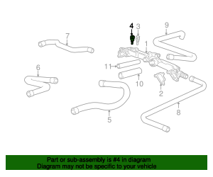 1986-2001 BMW Coolant Temp Sensor 12-62-1-288-158 BMW Mini Parts Depot