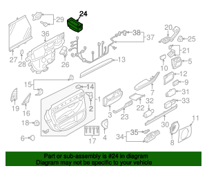 4E0-857-405-E-6PS - Ash Tray Assembly 2006-2010 Audi AutoNationParts
