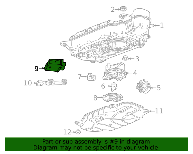 20182019 Chevrolet Cruze Emission Reduction Fluid Controller 39152674