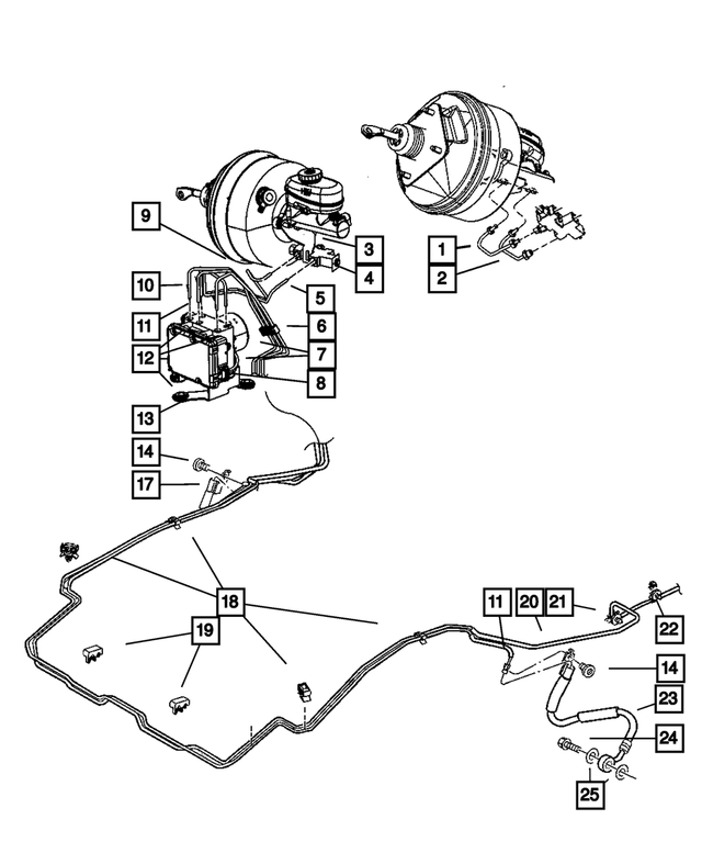 20012006 Jeep Wrangler Proportioning Valve 05083807aa My Mopar Parts