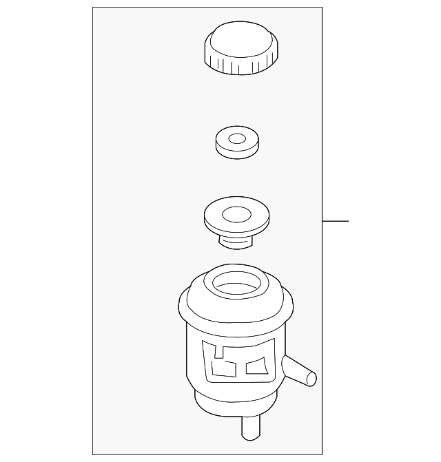 Power Steering Fluid Reservoir - GM (96808460)