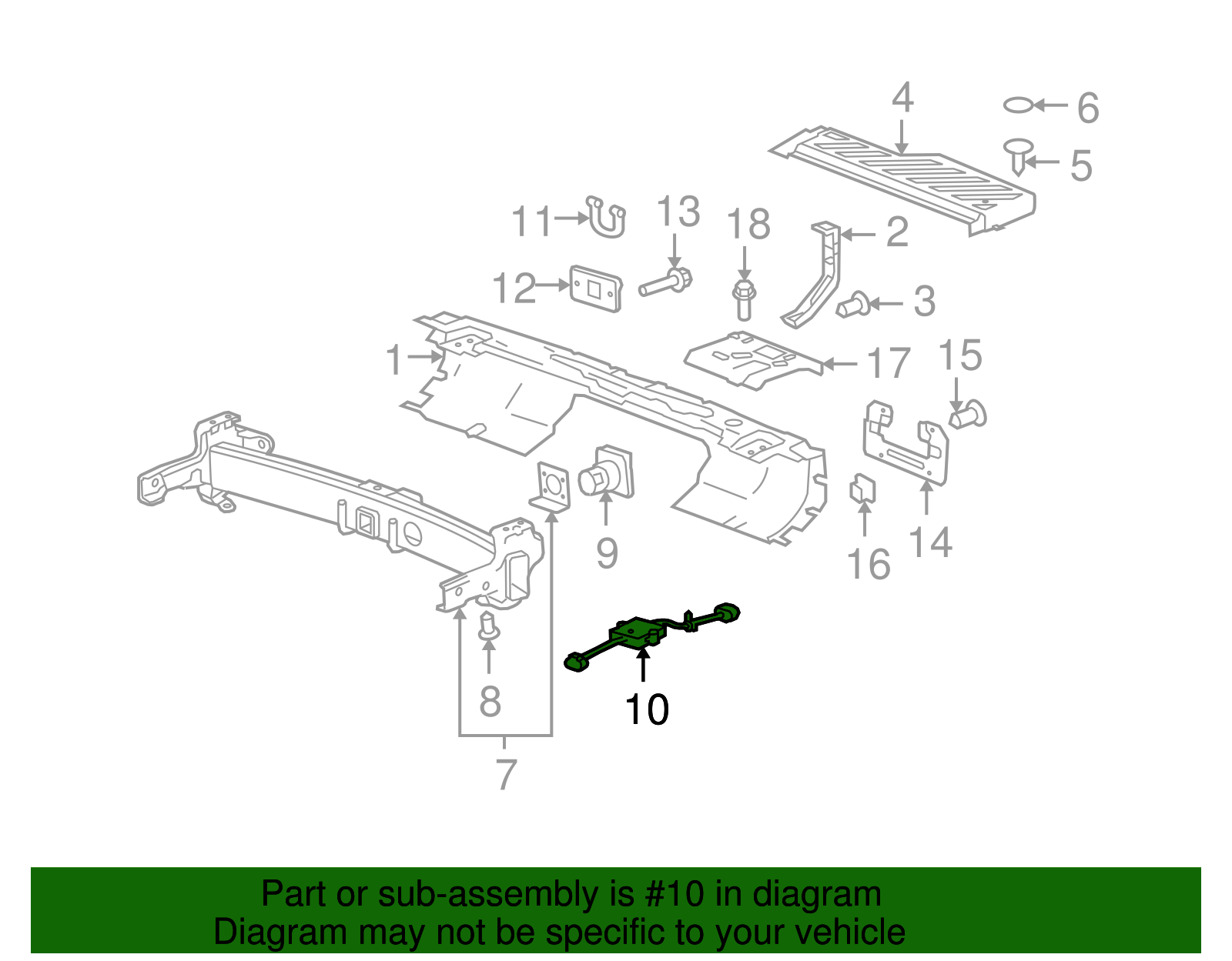 Trailer Lamp Control Module - GM (94708975)