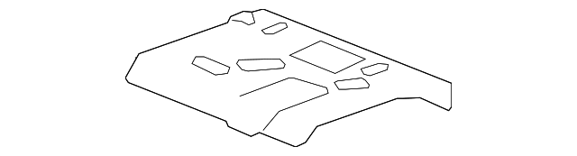 Reinforcement-Rear Bpr Fascia   License Plt Pkt - GM (94703995)