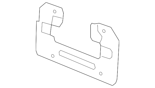 Bracket-Rear License Plt - GM (94703726)