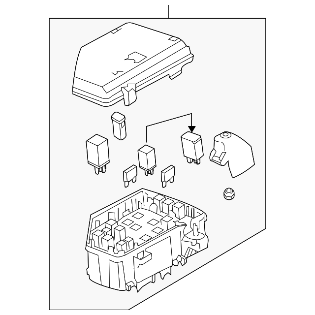 Fuse & Relay Box GM (22933351) GM Outlet Parts