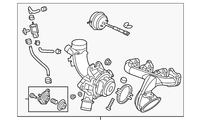 GM OEM Turbocharger Turbo-Heat Shield 55565350
