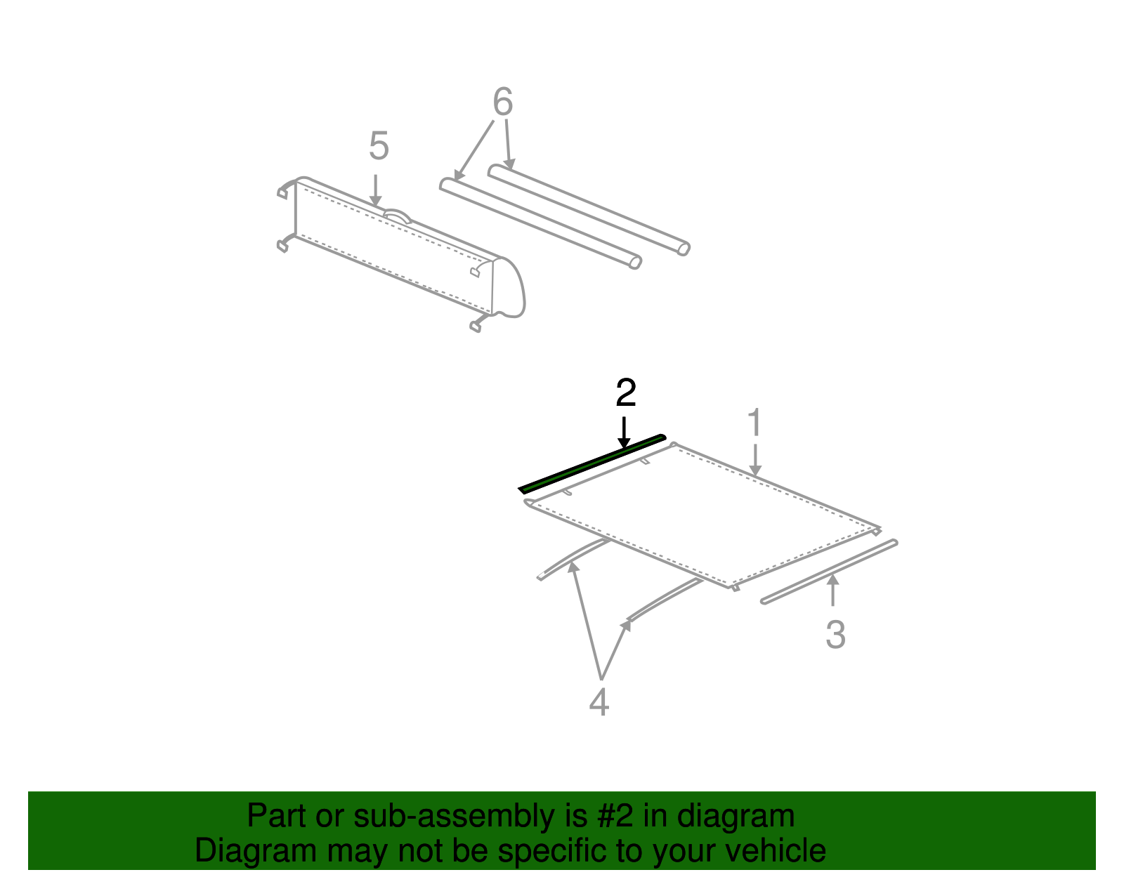Bag Assembly, Pubx C/Mbr Stow *Clear - GM (88937539)