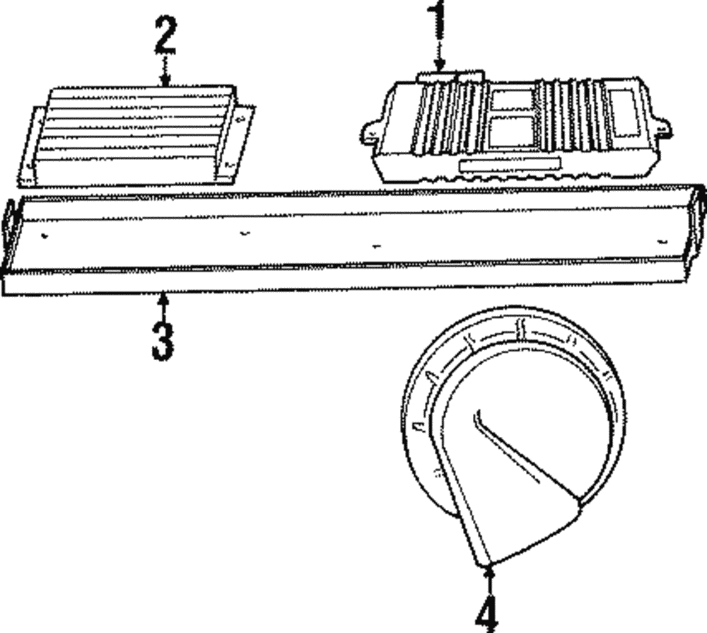 Horn, 400 & 500 Hz (W/Bracket) - GM (90564527)